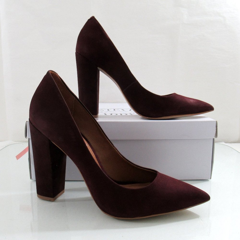 Steve Madden Primpy Pointed Toe Block Heel Dress … - image 1